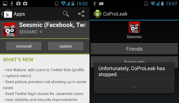 Updated version notification and crashing proof-of-concept